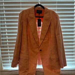 Lafayette 148 New York Light Brown Blazer